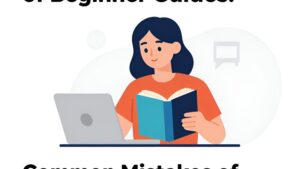 Иллюстрация с начинающим гидом и группой туристов, демонстрирующая типичные ошибки при проведении экскурсии
